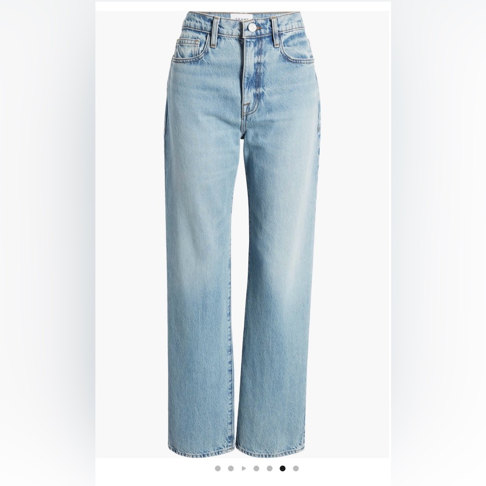 FRAME Le Pixie Jane Straight Leg Jeans in Color Weston Size 25